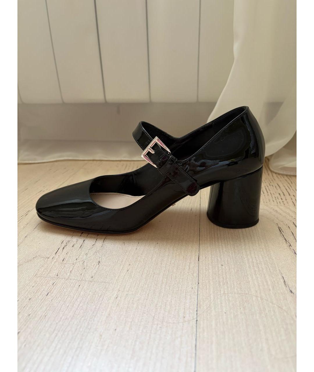 PRADA Черные туфли из лакированной кожи, фото 6