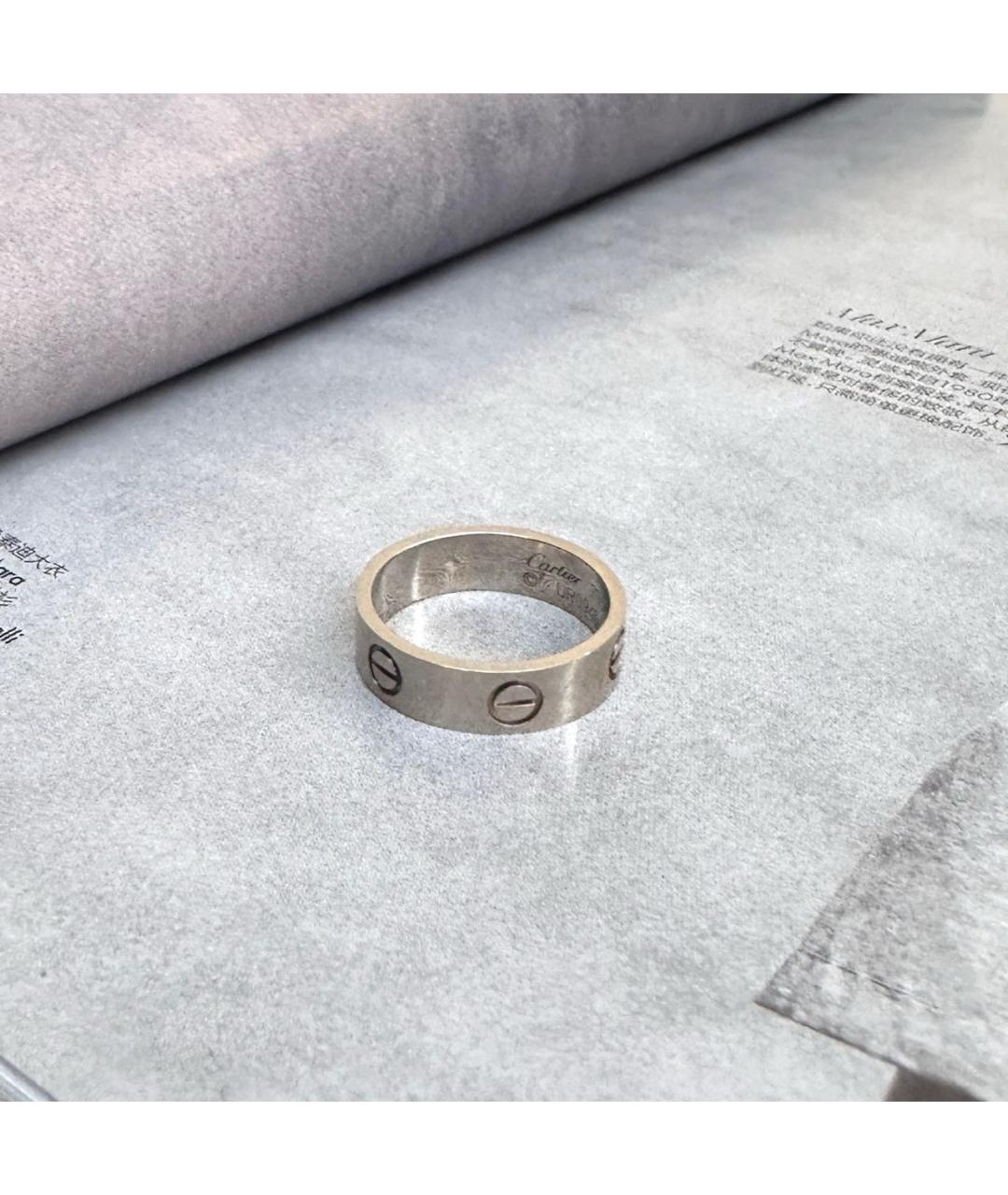 CARTIER Серебряное кольцо из белого золота, фото 2
