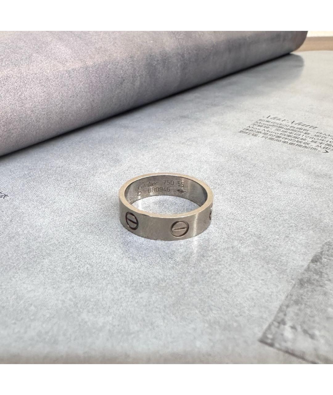 CARTIER Серебряное кольцо из белого золота, фото 6
