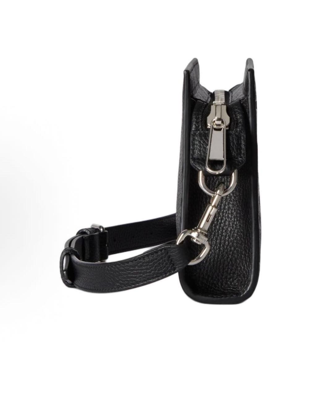 GUCCI Черная кожаная сумка на плечо, фото 3