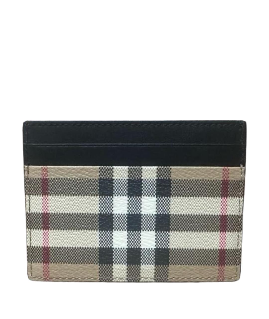 BURBERRY Бежевый кожаный кошелек, фото 1