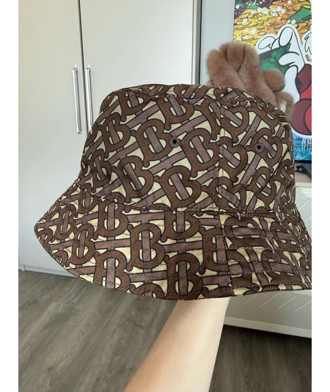 BURBERRY Коричневая панама, фото 2