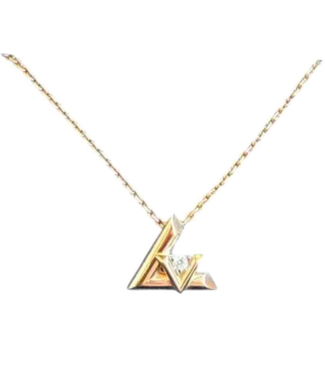 LOUIS VUITTON Золотое колье, фото 1