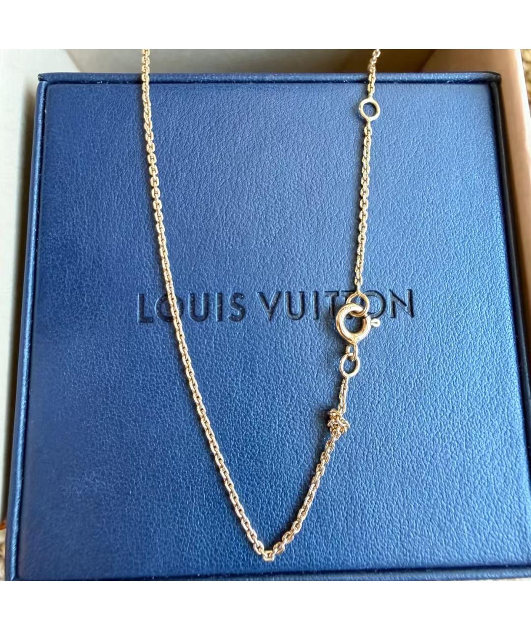 LOUIS VUITTON Золотое колье, фото 4