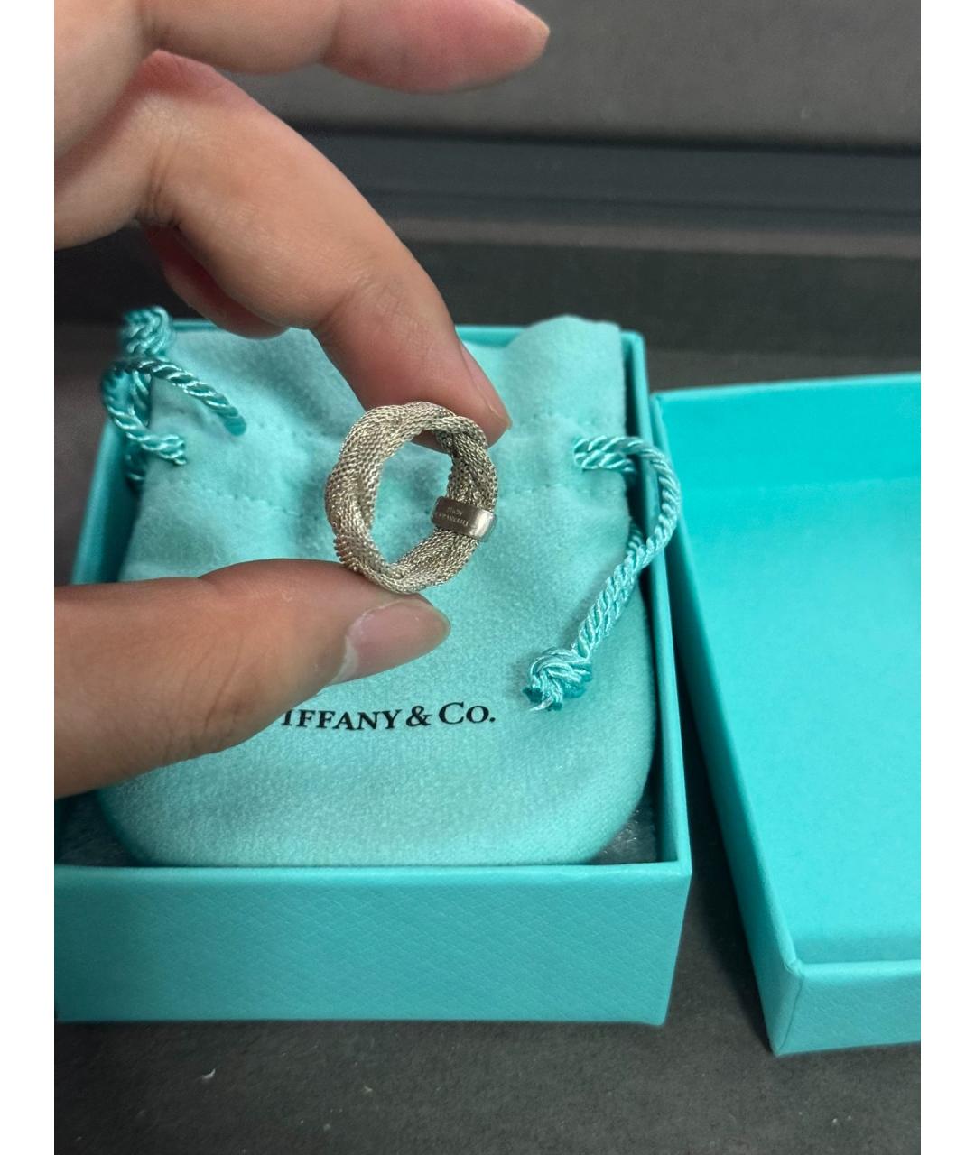 TIFFANY&CO Серебряное серебряное кольцо, фото 6