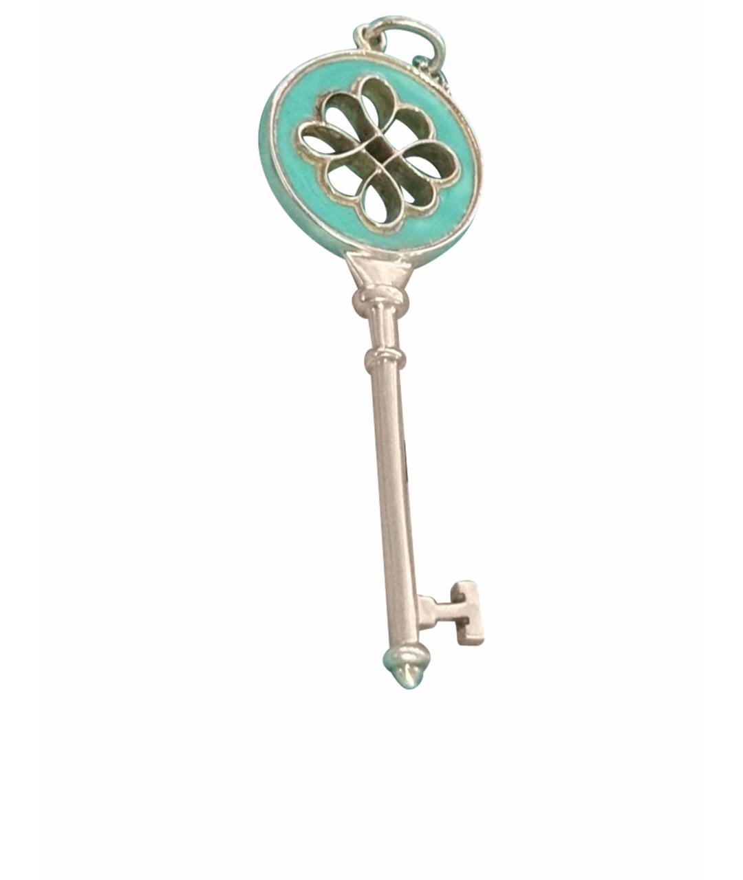 TIFFANY&CO Синий серебряный кулон, фото 2