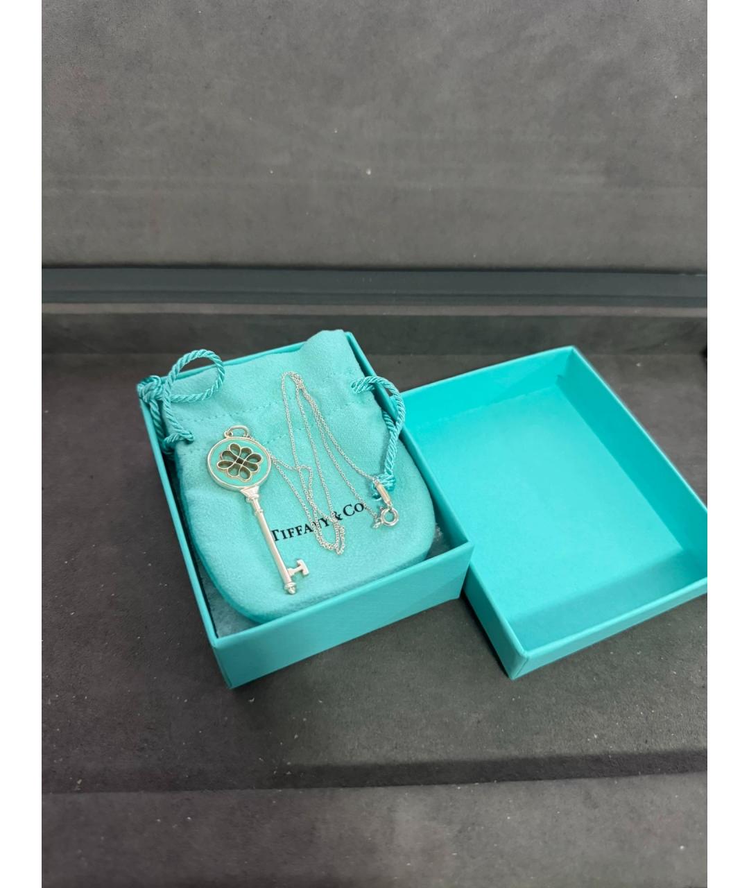 TIFFANY&CO Синий серебряный кулон, фото 3