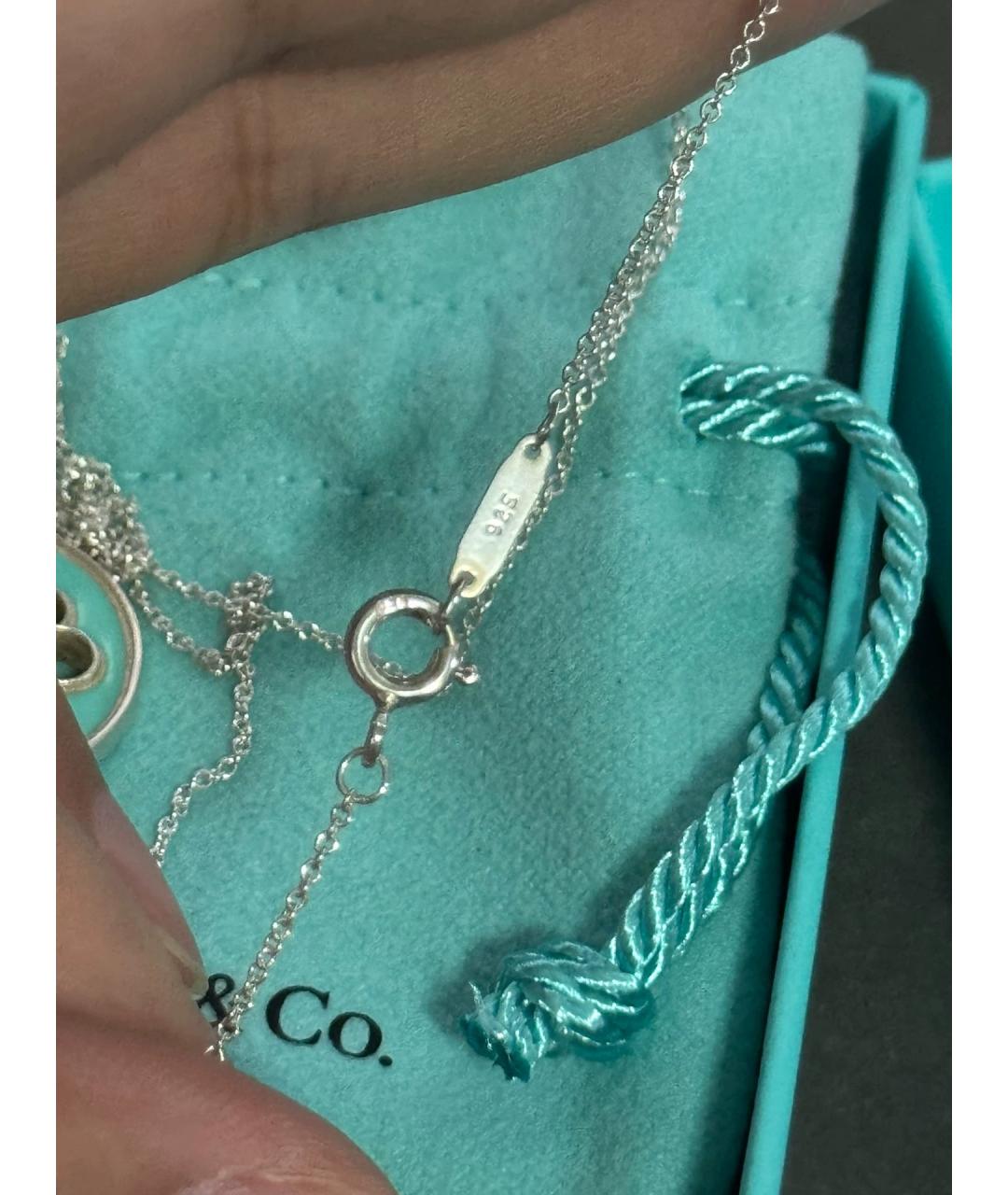 TIFFANY&CO Синий серебряный кулон, фото 7
