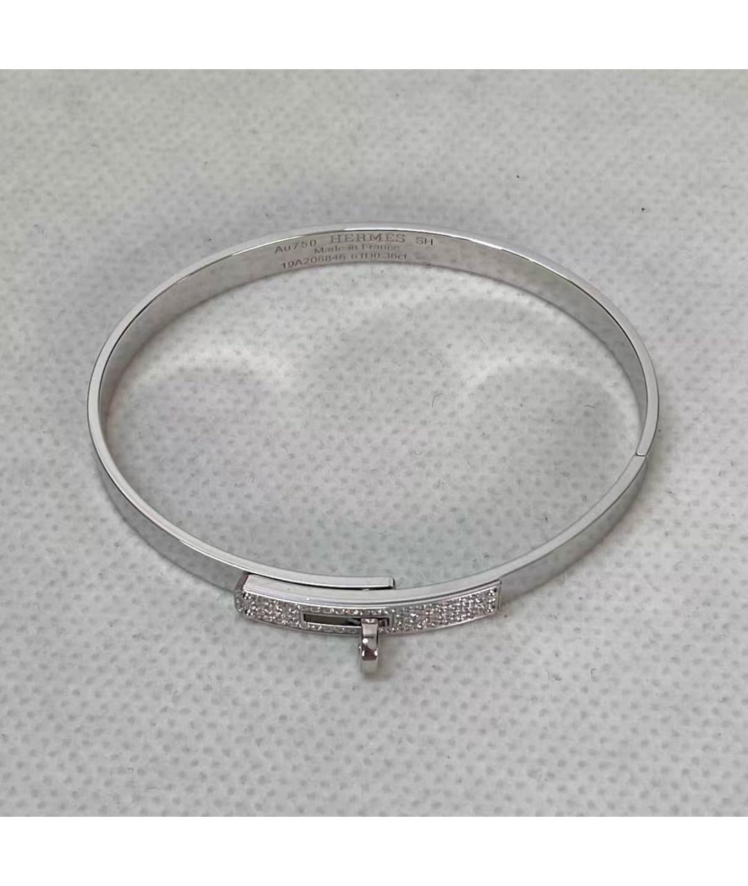 HERMES Серебряный браслет из белого золота, фото 3