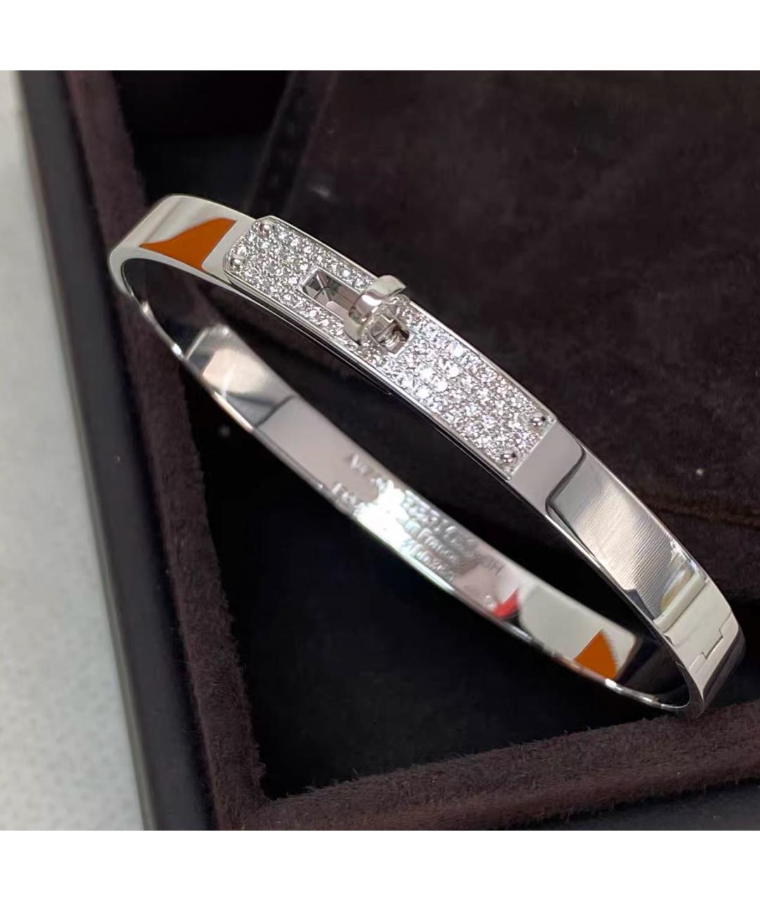 HERMES Серебряный браслет из белого золота, фото 6
