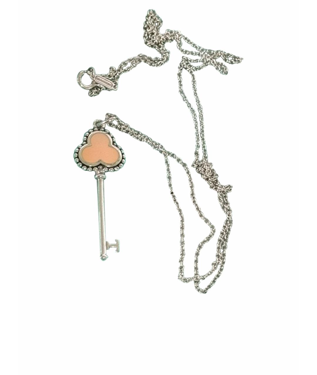 TIFFANY&CO Розовый серебряный кулон, фото 2