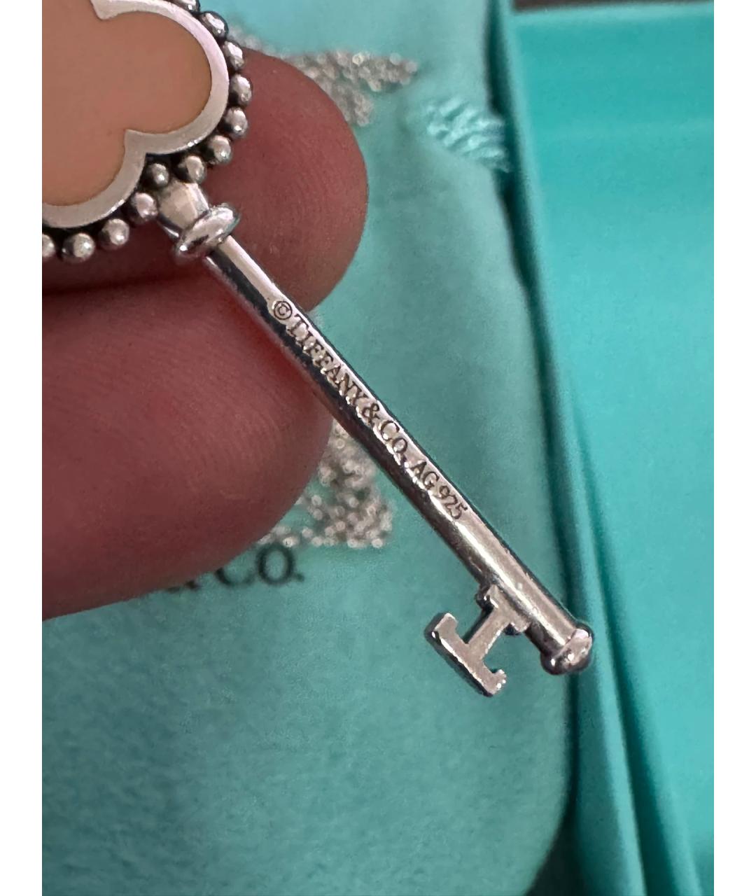 TIFFANY&CO Розовый серебряный кулон, фото 5