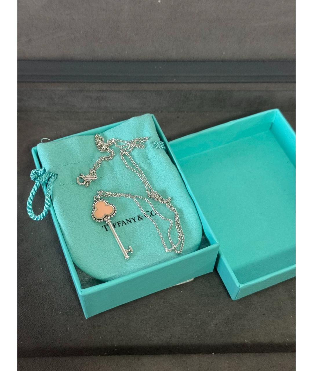 TIFFANY&CO Розовый серебряный кулон, фото 8