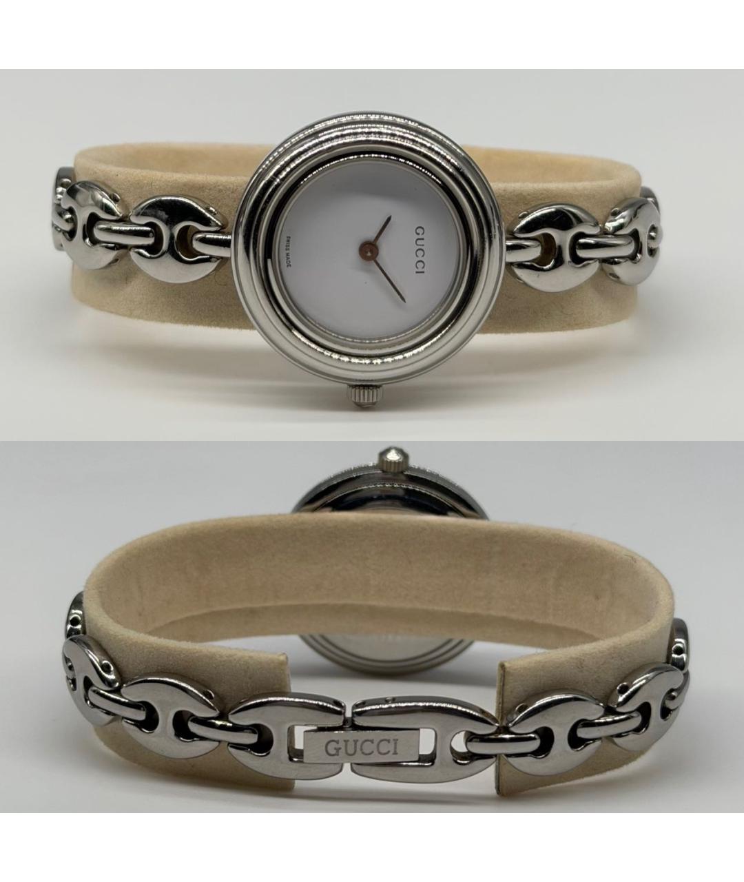 GUCCI Серебряные часы, фото 3