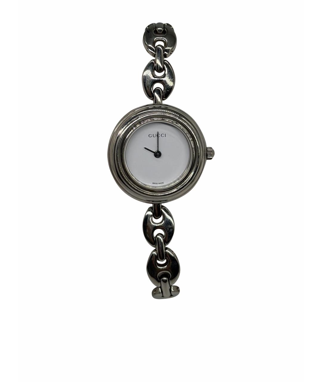 GUCCI Серебряные часы, фото 1
