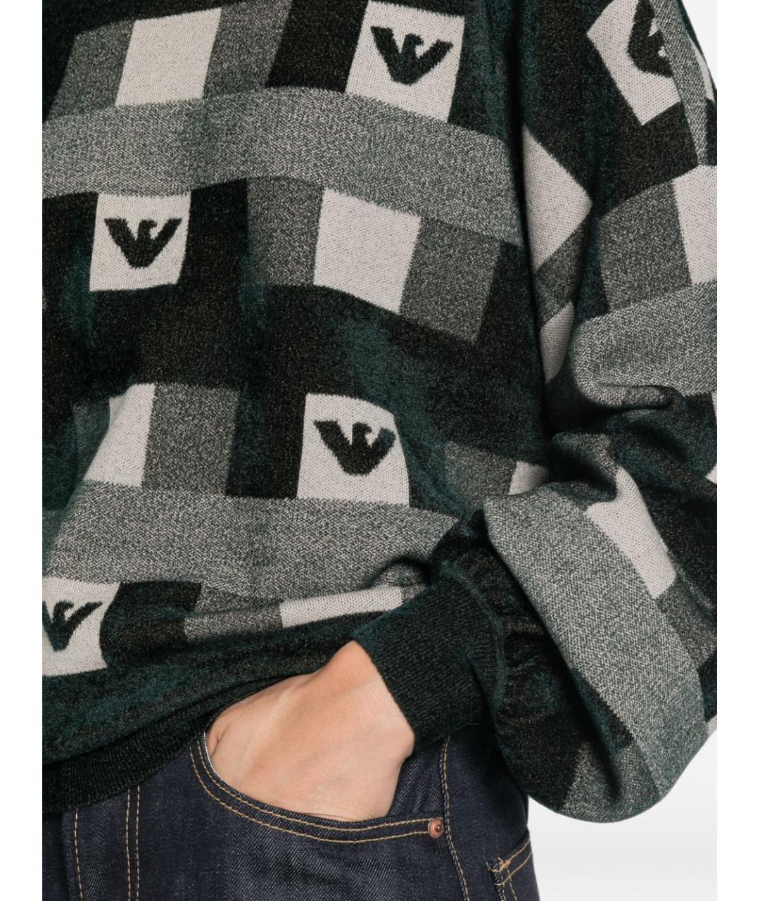 EMPORIO ARMANI Серый джемпер / свитер, фото 2