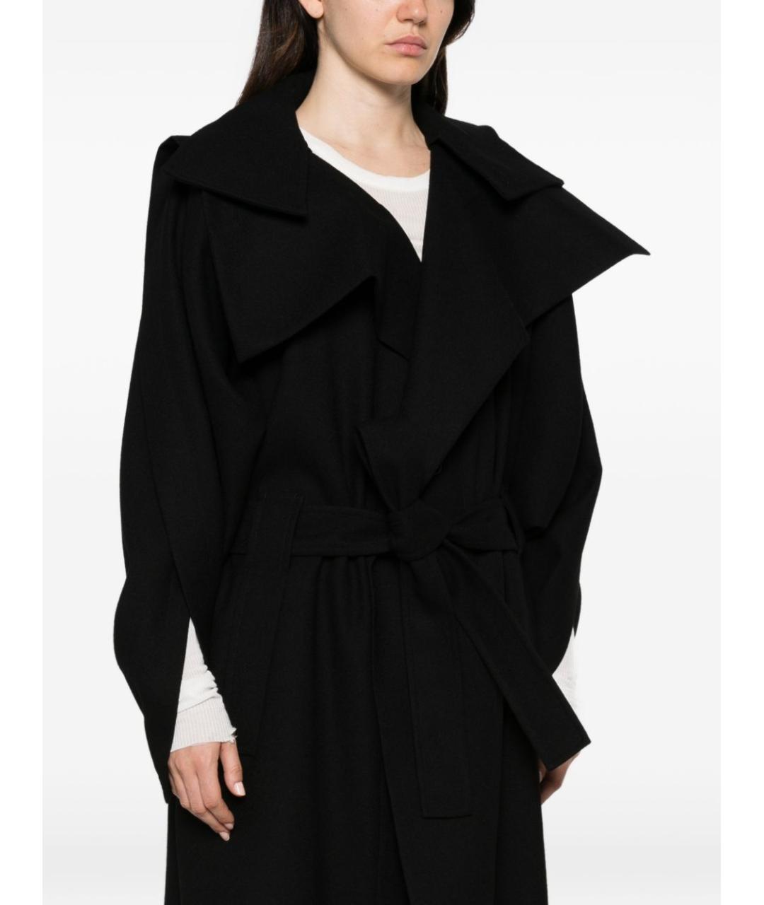 ISSEY MIYAKE Черное шерстяное пальто, фото 3