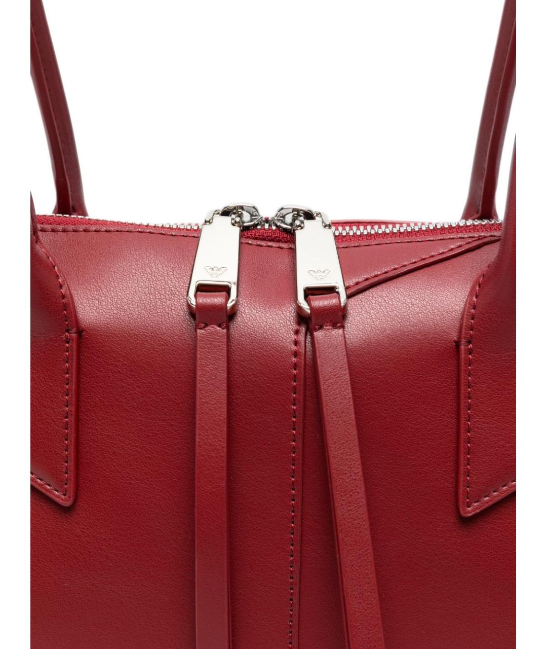 EMPORIO ARMANI Кожаная сумка тоут, фото 3