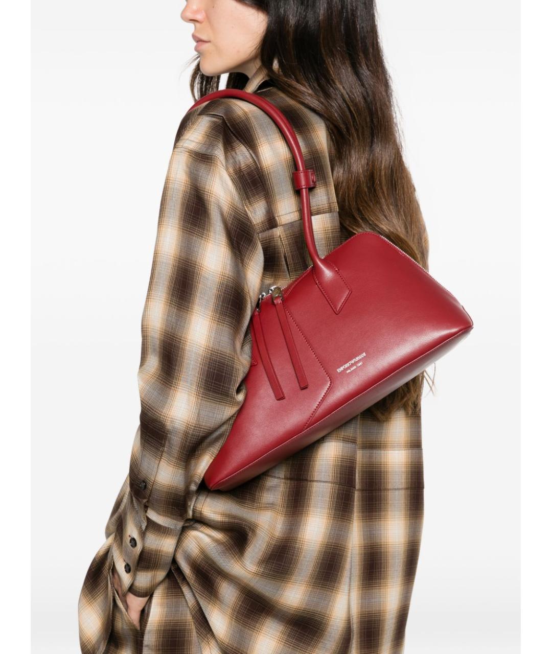 EMPORIO ARMANI Кожаная сумка тоут, фото 2