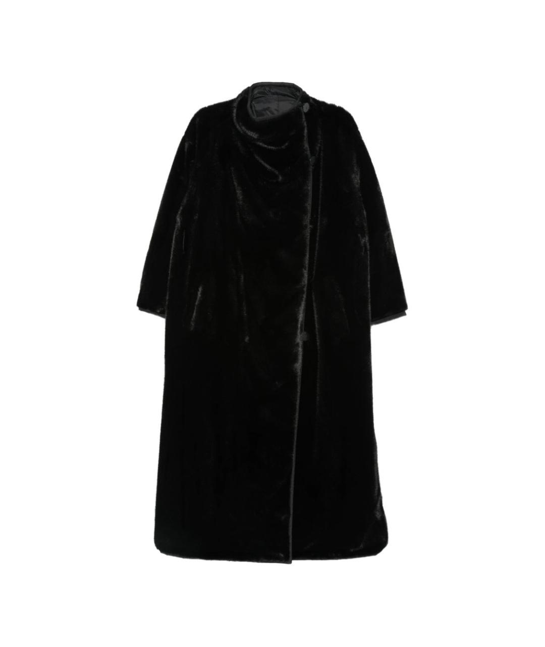 EMPORIO ARMANI Черное пальто, фото 4