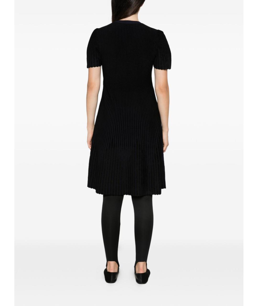 EMPORIO ARMANI Черное полиэстеровое повседневное платье, фото 3