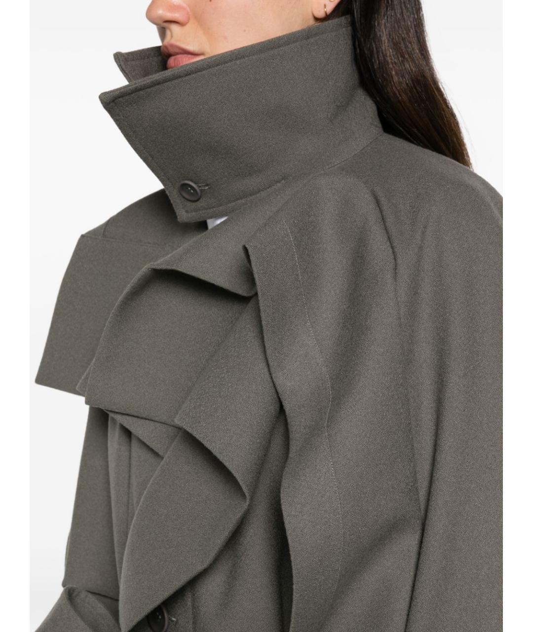 ISSEY MIYAKE Серое пальто, фото 3