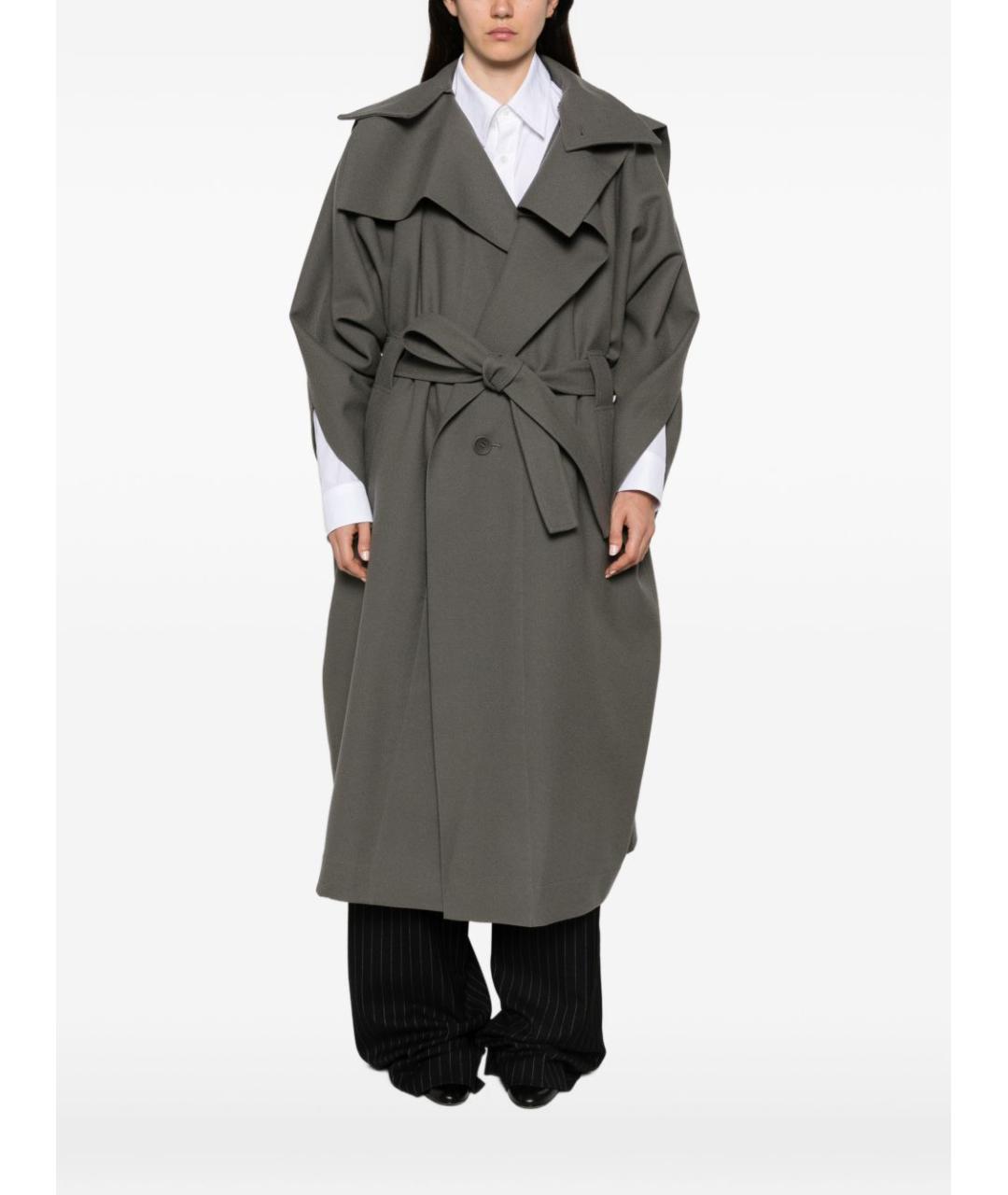 ISSEY MIYAKE Серое пальто, фото 4