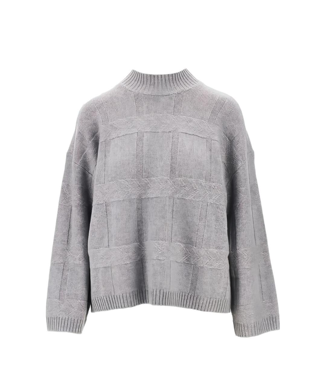 EMPORIO ARMANI Серый кашемировый джемпер / свитер, фото 1