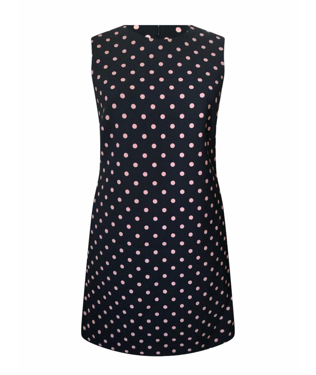 RED VALENTINO Черное полиэстеровое повседневное платье, фото 1