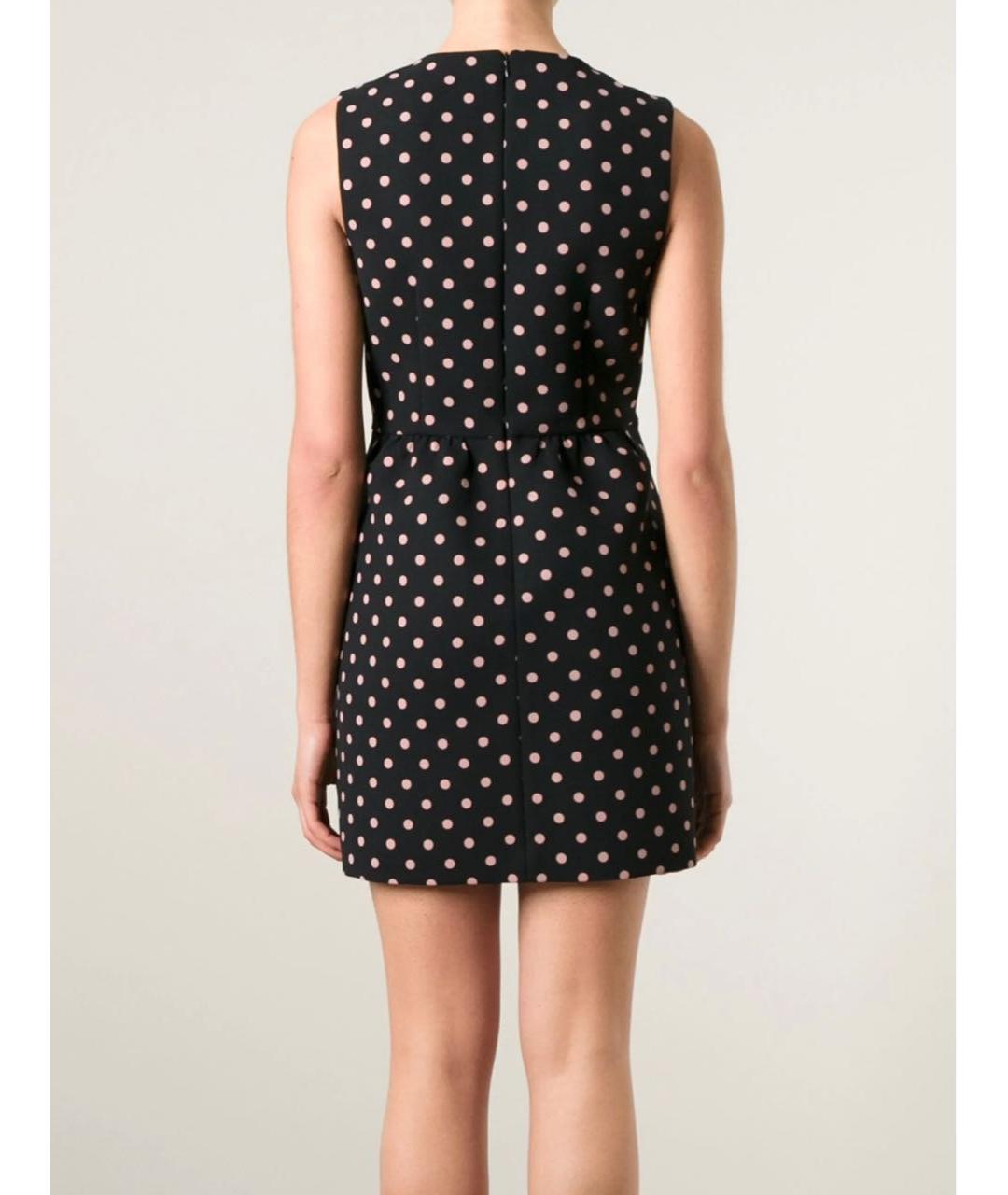 RED VALENTINO Черное полиэстеровое повседневное платье, фото 2