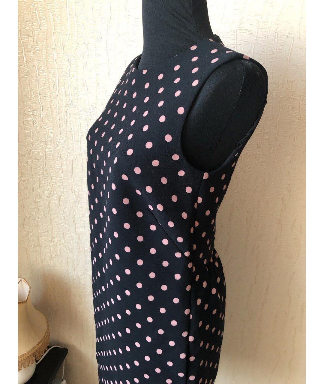 RED VALENTINO Черное полиэстеровое повседневное платье, фото 3