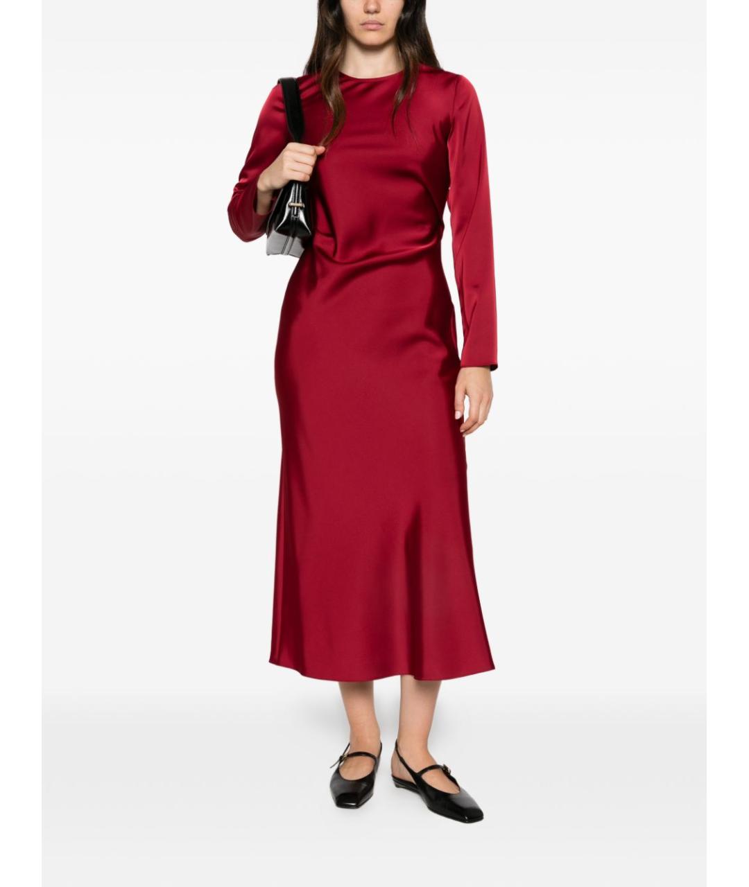 EMPORIO ARMANI Красное полиэстеровое повседневное платье, фото 2