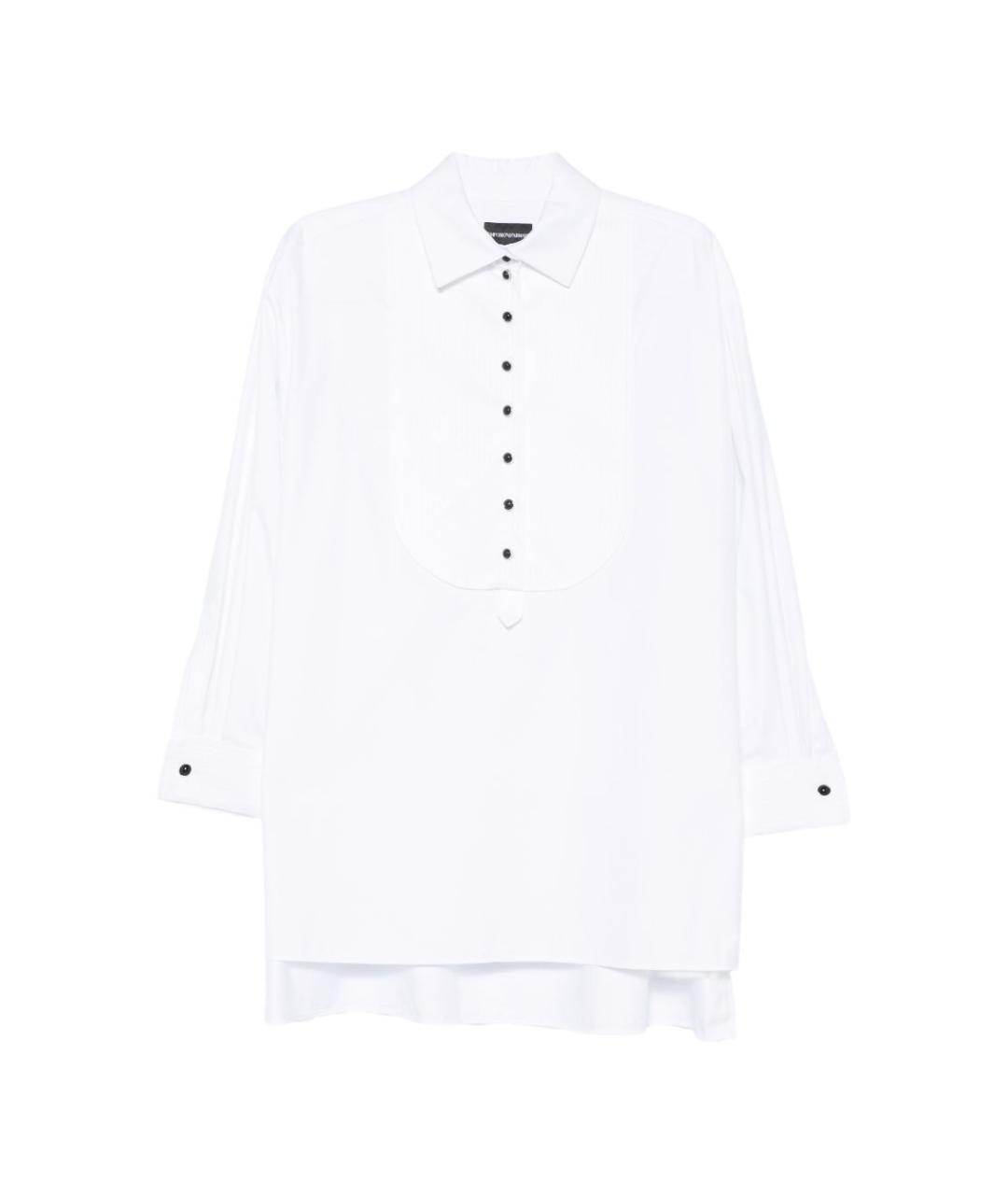 EMPORIO ARMANI Белая хлопковая рубашка, фото 1