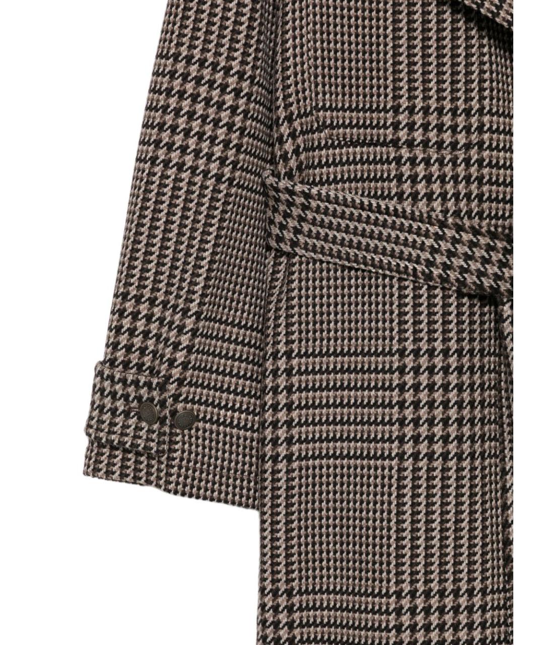 EMPORIO ARMANI Мульти шерстяное пальто, фото 3