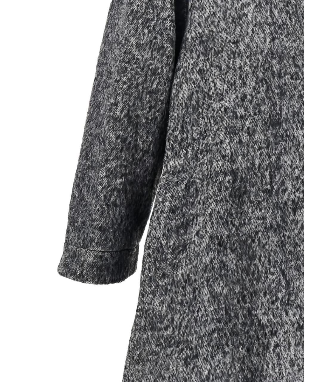 EMPORIO ARMANI Серое полиэстеровое пальто, фото 2