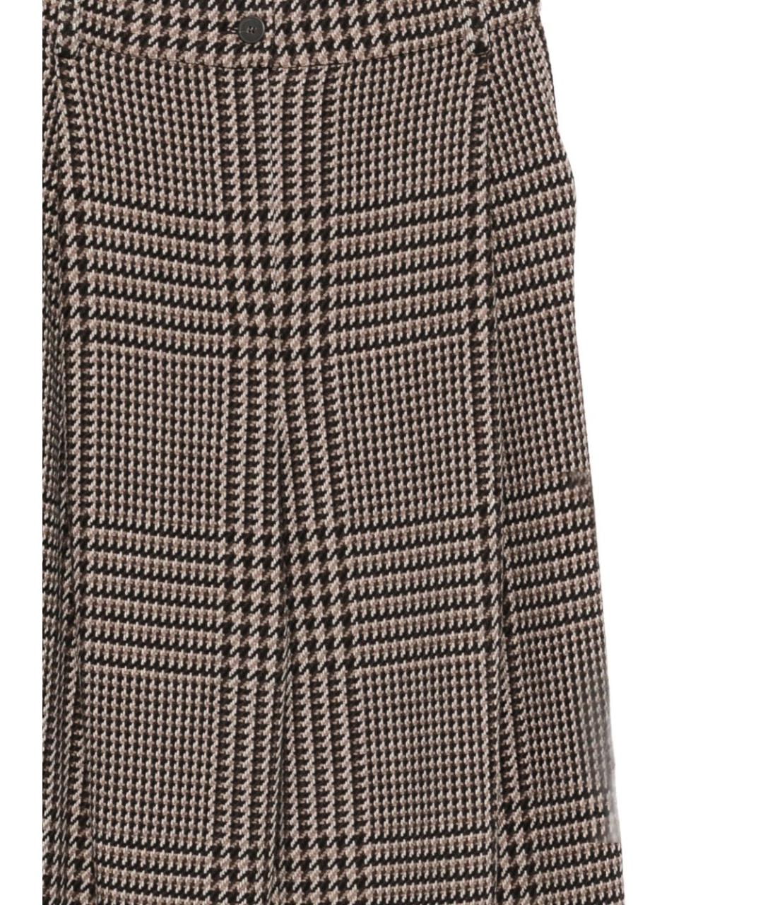 EMPORIO ARMANI Мульти шерстяные прямые брюки, фото 3