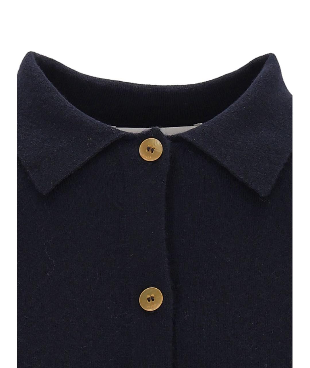 Arch4 Темно-синий кашемировый кардиган, фото 3