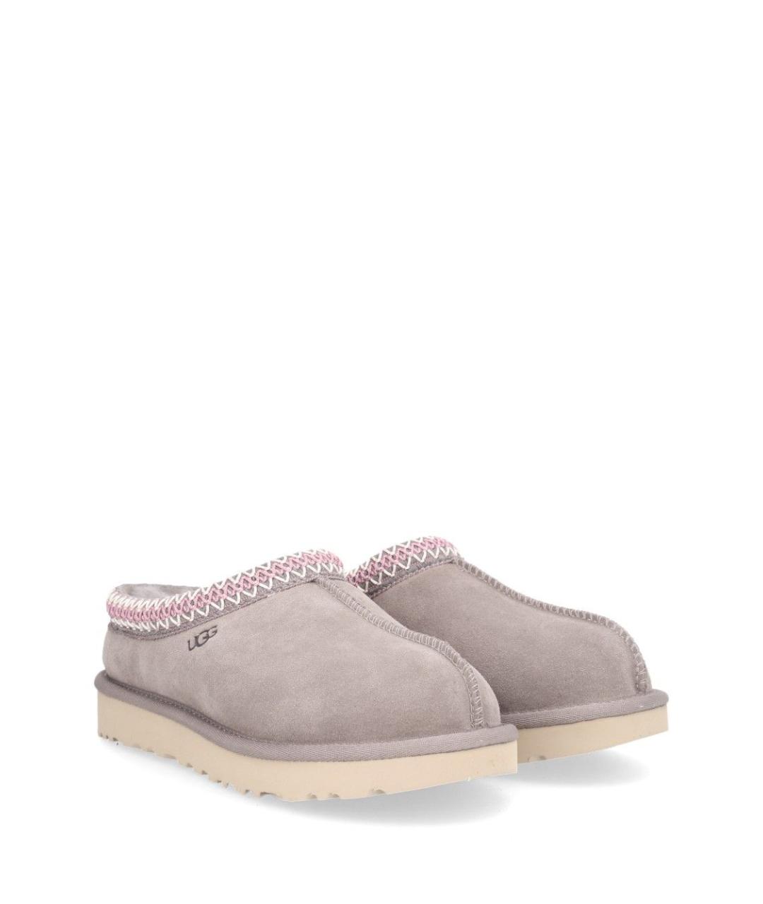 UGG Серые замшевые сабо, фото 2
