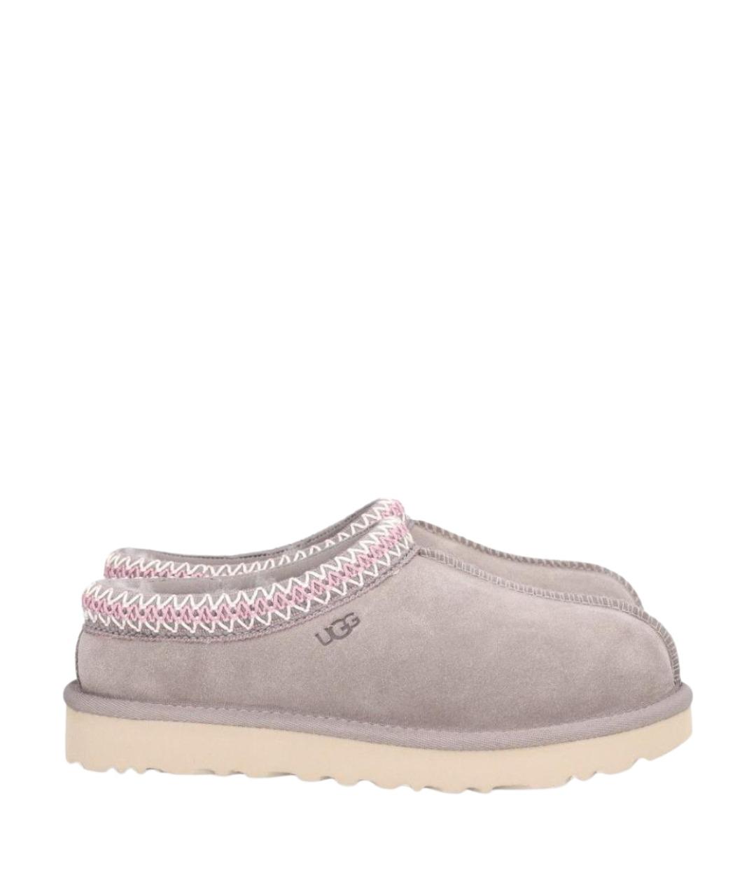 UGG Серые замшевые сабо, фото 1