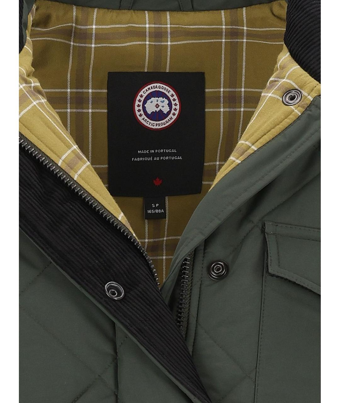 CANADA GOOSE Зеленая полиамидовая парка, фото 4