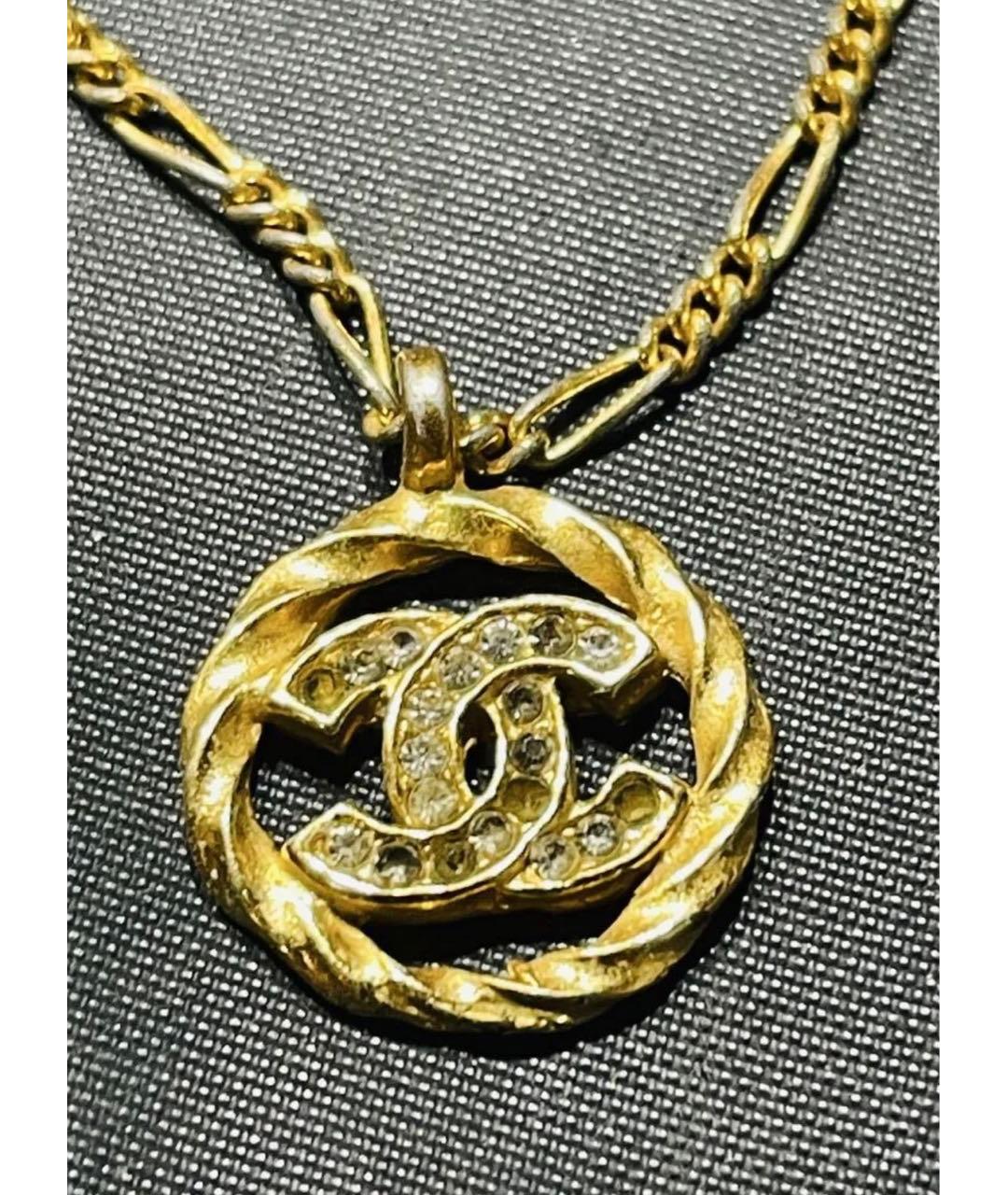 CHANEL Золотое позолоченное колье, фото 6