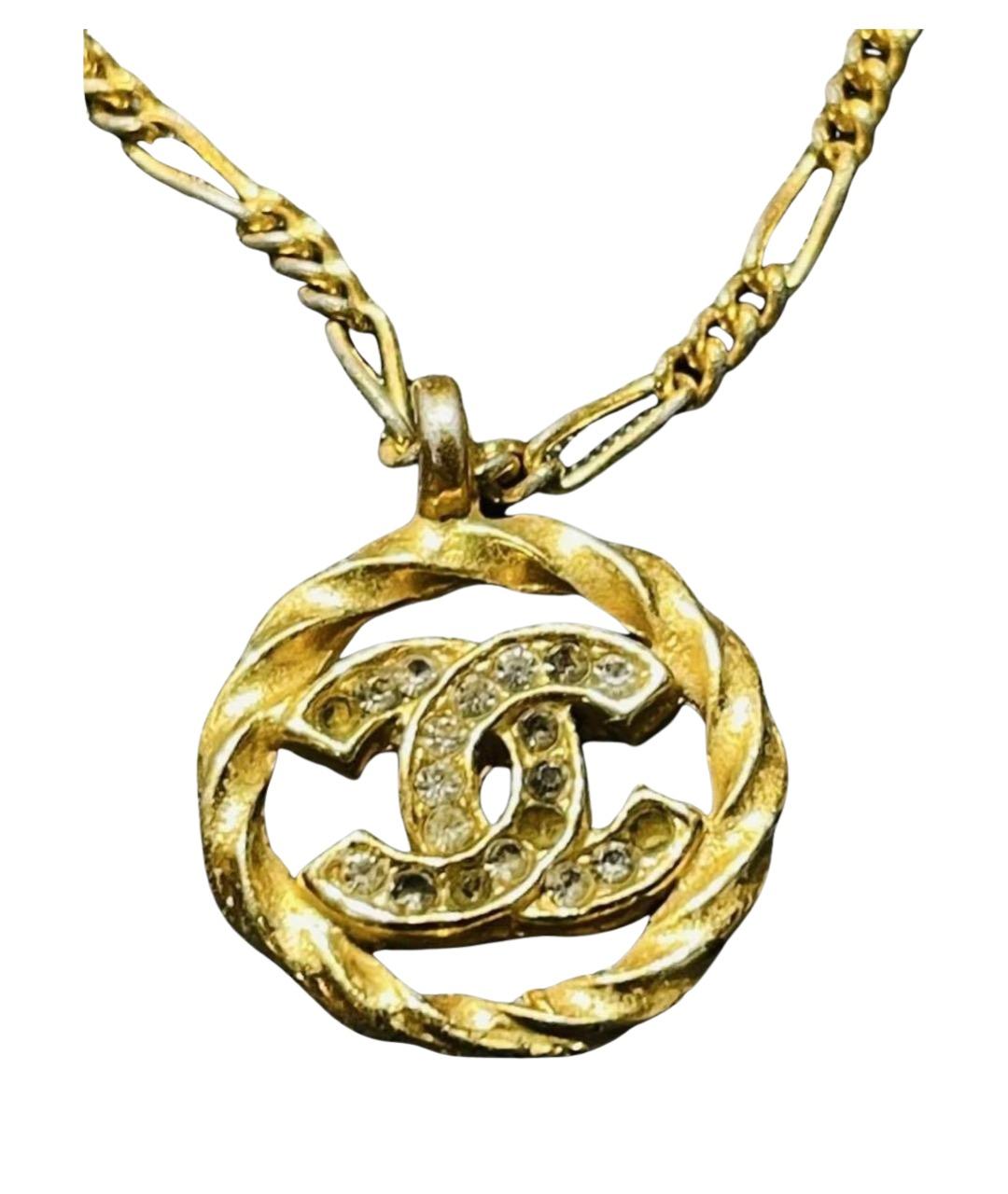 CHANEL Золотое позолоченное колье, фото 1