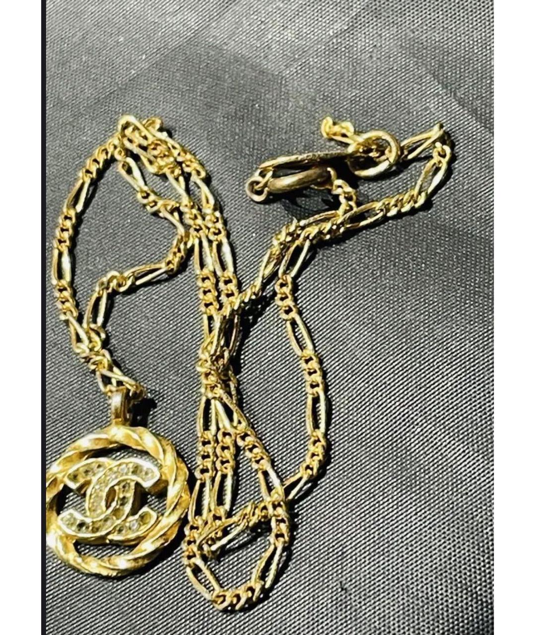 CHANEL Золотое позолоченное колье, фото 4