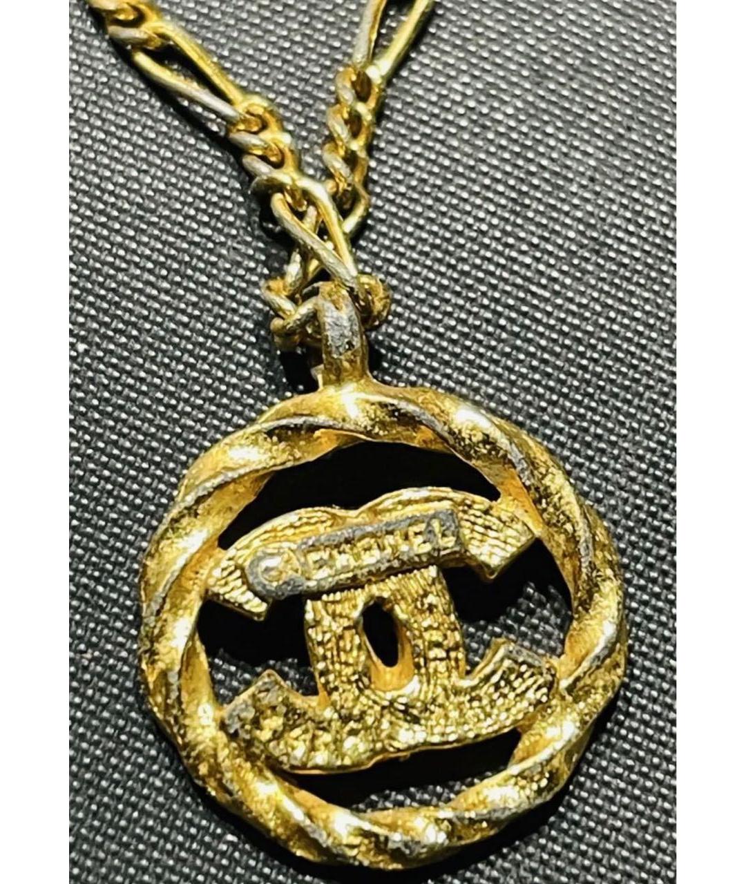 CHANEL Золотое позолоченное колье, фото 2