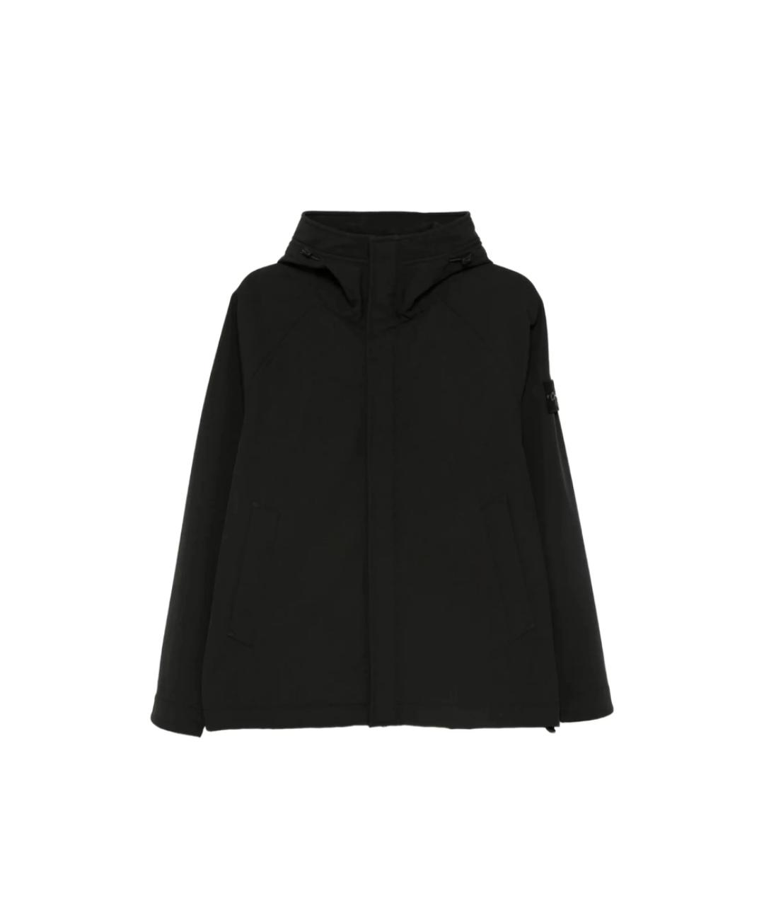 STONE ISLAND Черная полиэстеровая куртка, фото 1