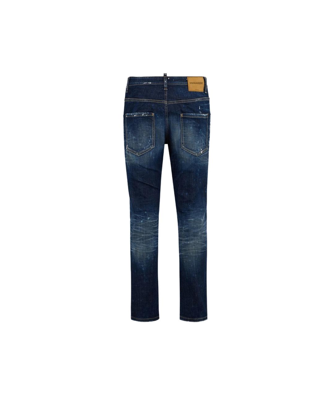 DSQUARED2 Синие хлопковые джинсы скинни, фото 2