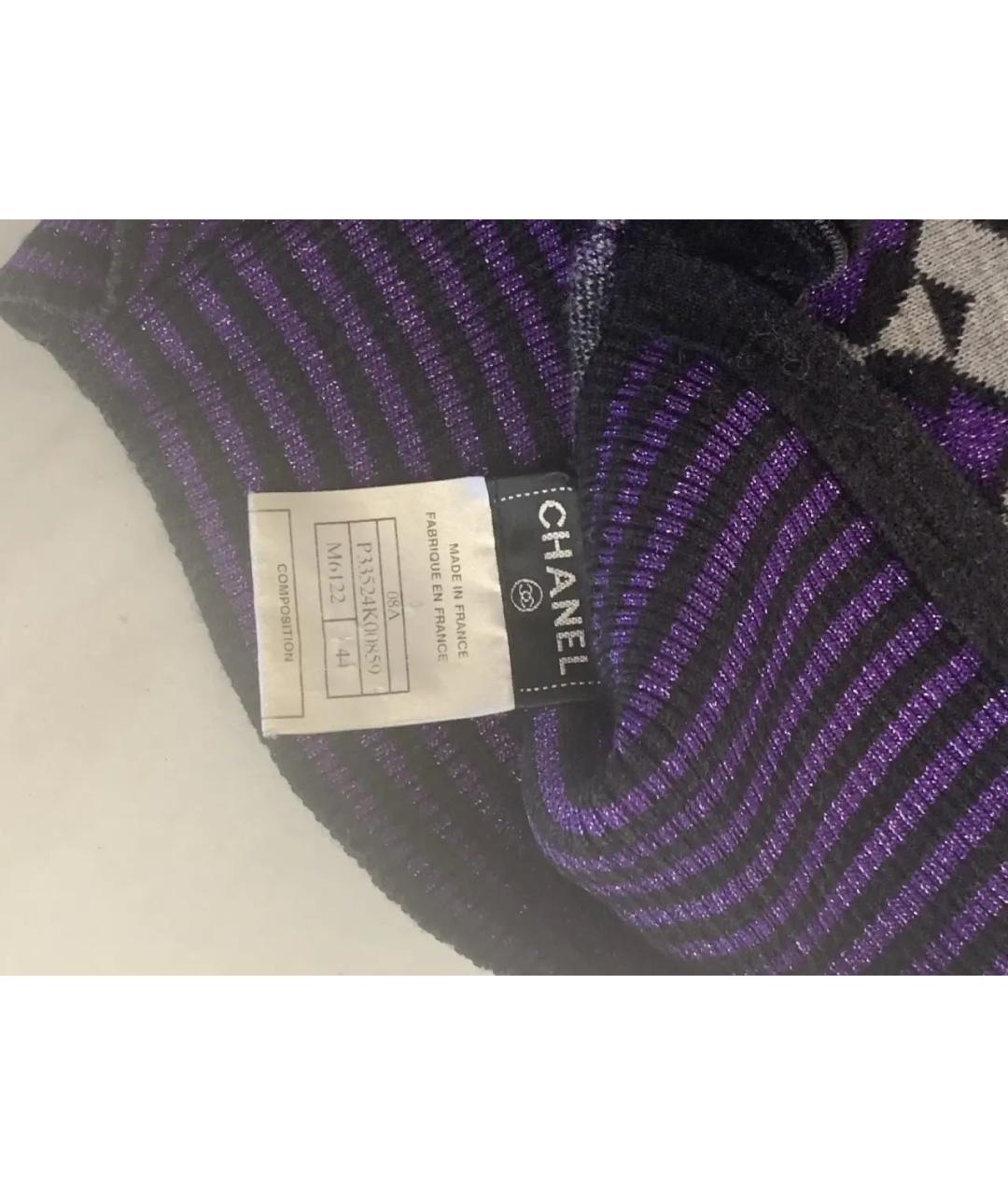 CHANEL Мульти шерстяное повседневное платье, фото 3