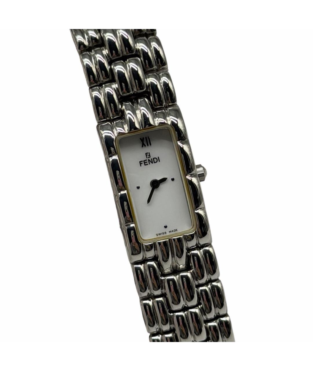 FENDI Серебряные часы, фото 1