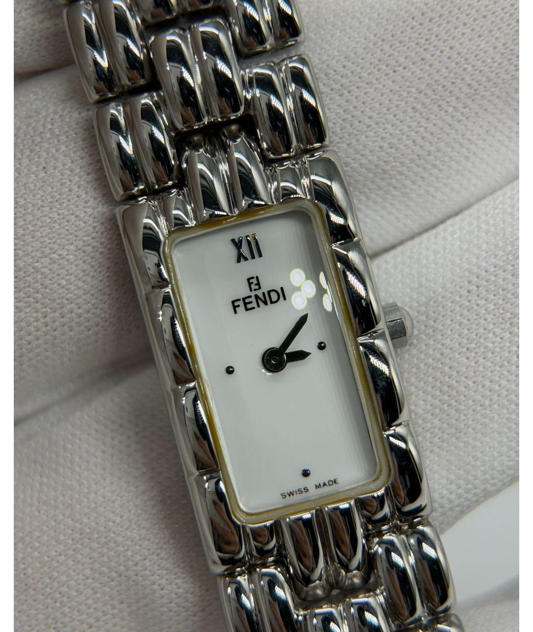 FENDI Серебряные часы, фото 6