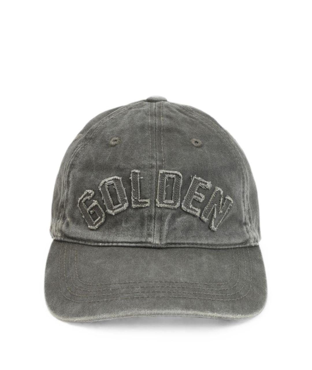 GOLDEN GOOSE Зеленая хлопковая кепка/бейсболка, фото 1